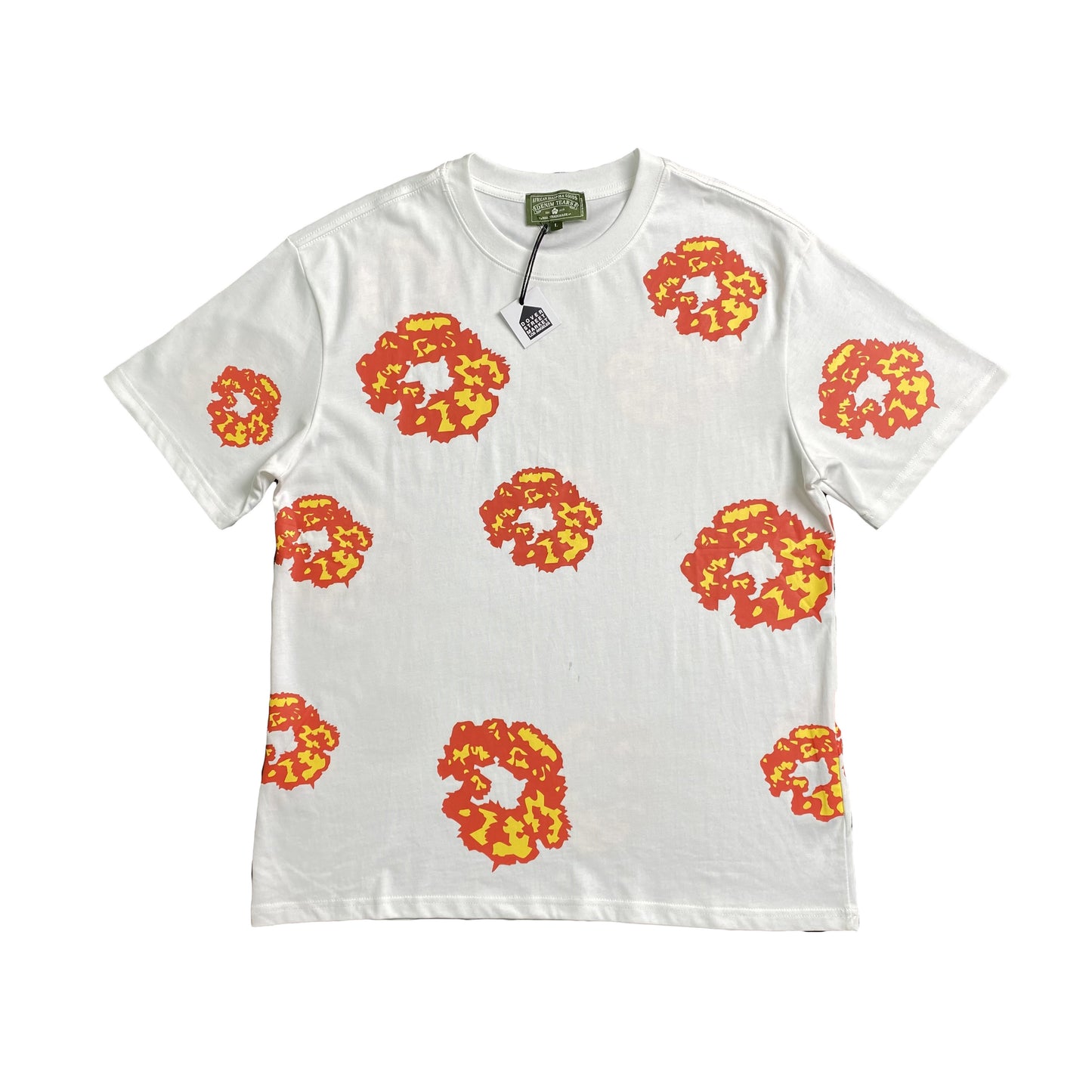 DENIM TEARS X OFFSET WREATH TEE WHITE-Drip Store Argentina