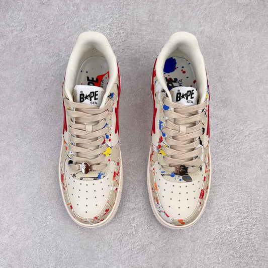 A Bathing Ape Bape Sta Paint Beige