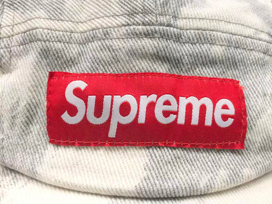 Supreme Denim Camp Cap Bleached