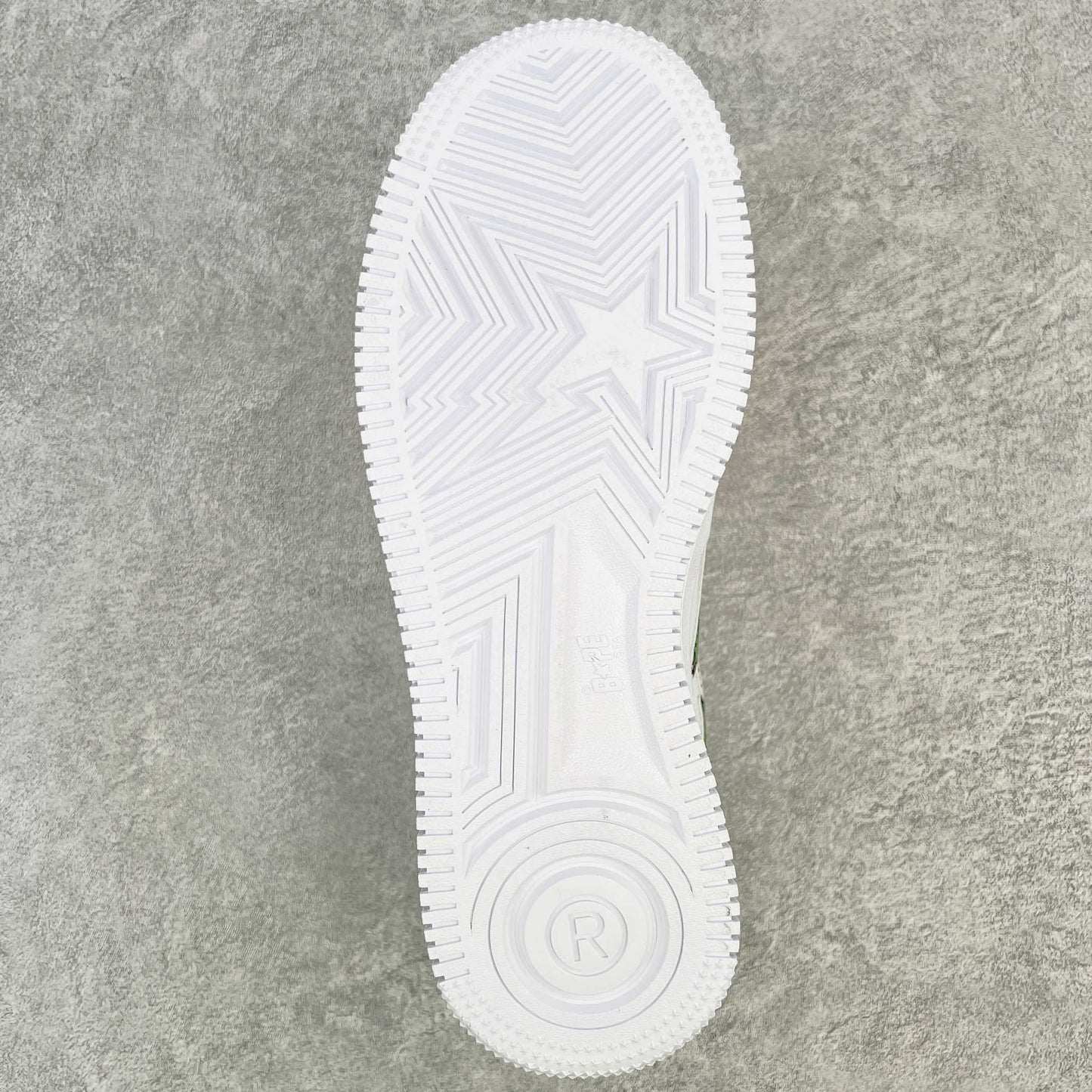 A Bathing Ape Bape Sta Low White ABC Camo Green