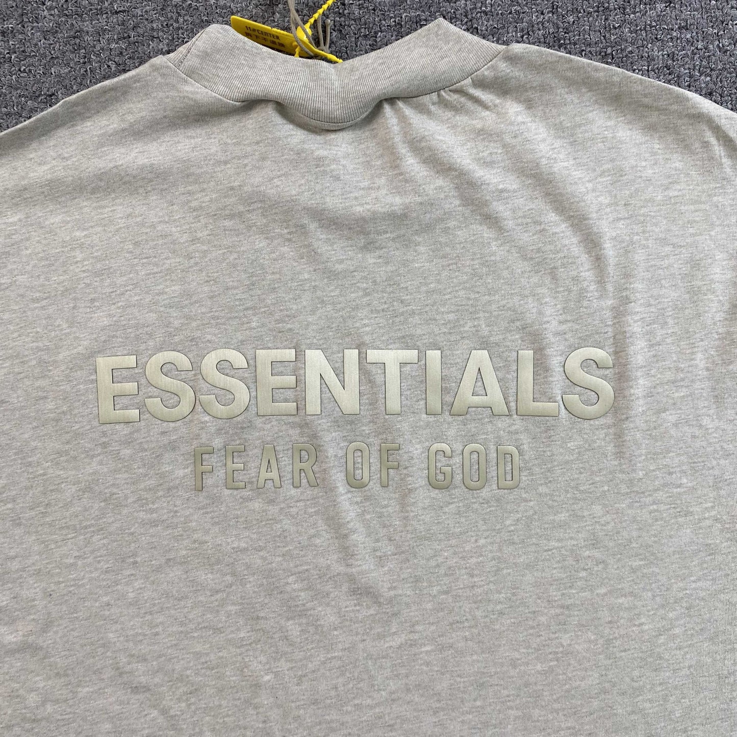 Fear Of God Essentials Classic Tee Heather Stone