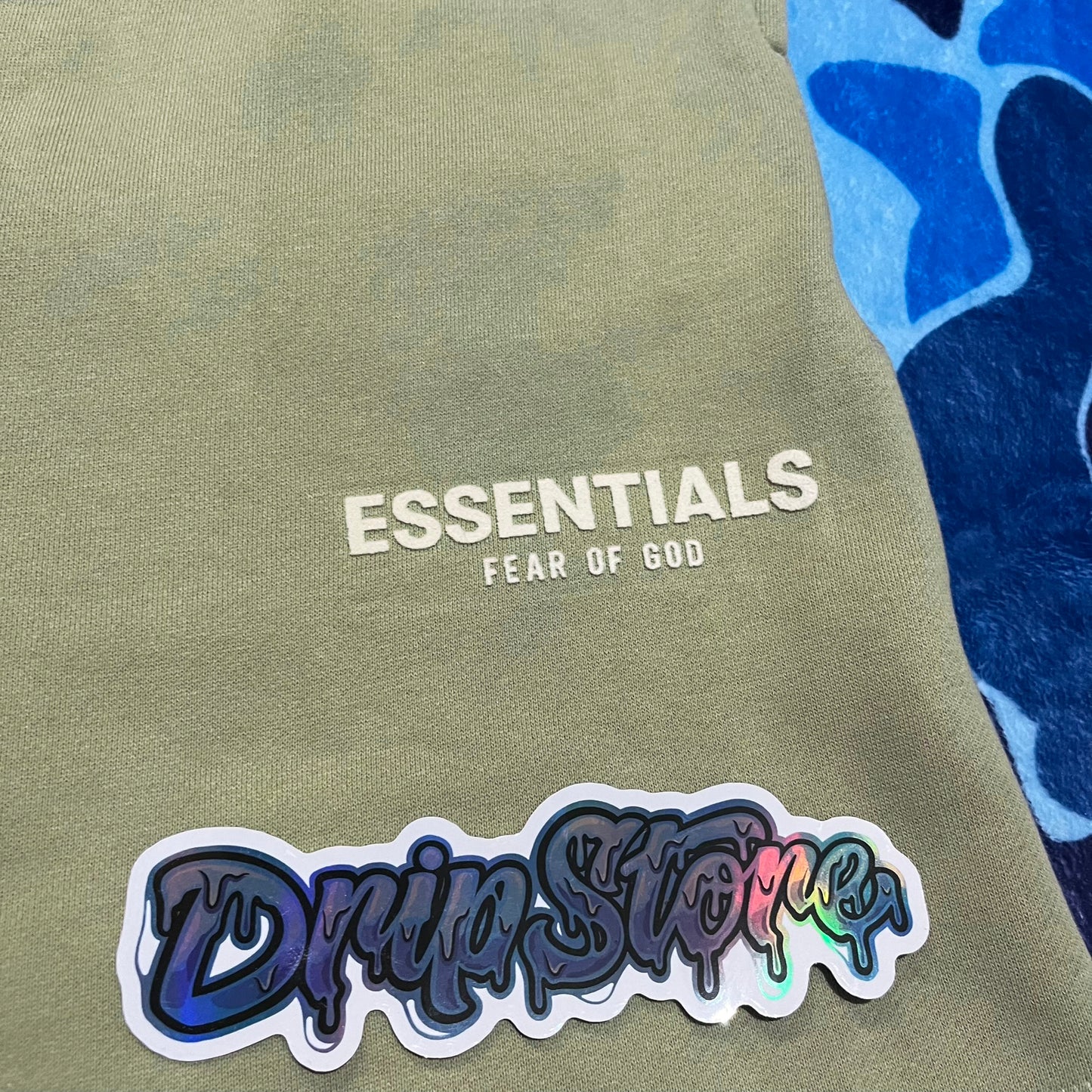 FEAR OF GOD ESSENTIALS SHORTS SEAFOAM-Drip Store Argentina