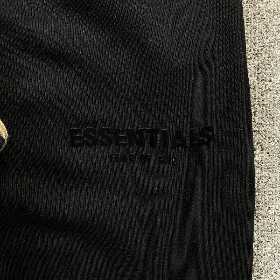 Fear Of God Essentials Small Logo Pants Jet Black