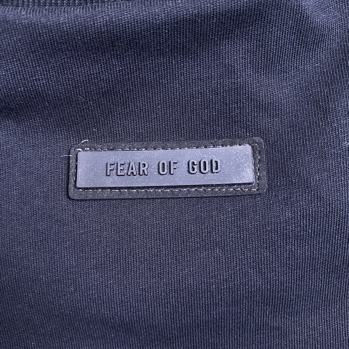 Fear Of God Essentials Small Logo Tee Jet Black