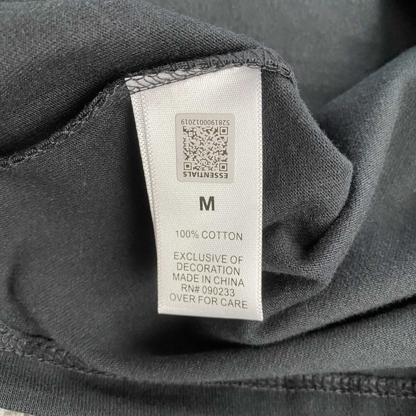 FEAR OF GOD ESSENTIALS TEE BLACK/STRETCH LIMO-Drip Store Argentina
