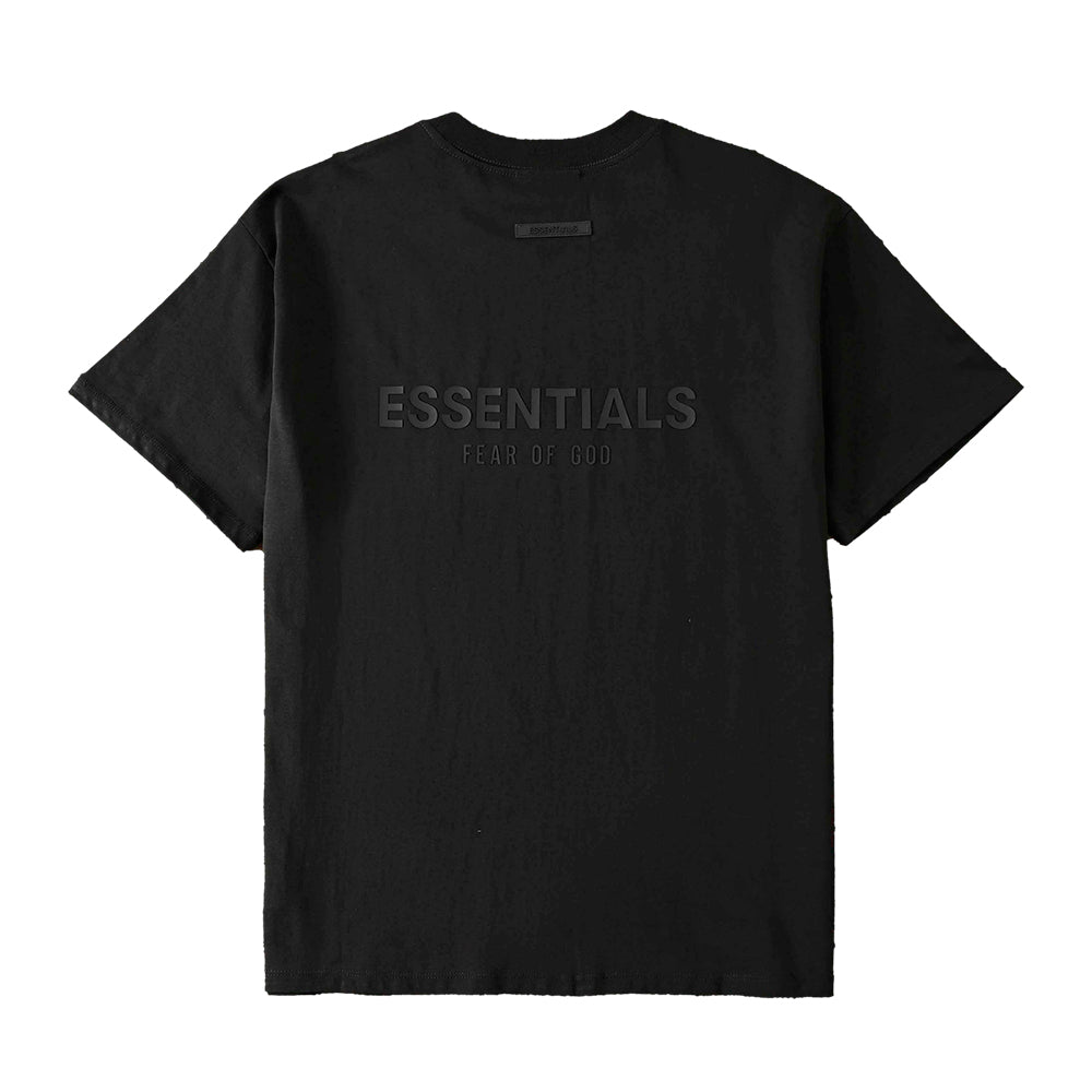 FEAR OF GOD ESSENTIALS TEE BLACK/STRETCH LIMO-Drip Store Argentina
