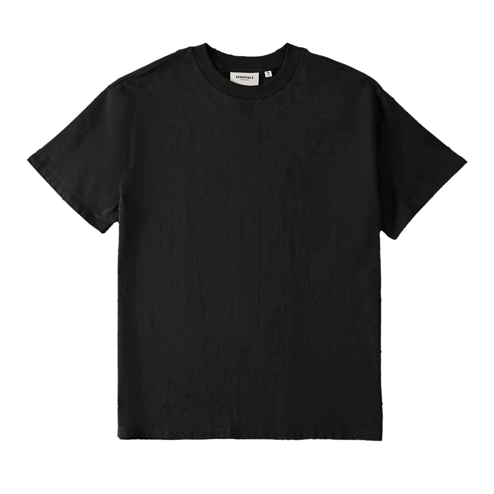 FEAR OF GOD ESSENTIALS TEE BLACK/STRETCH LIMO-Drip Store Argentina
