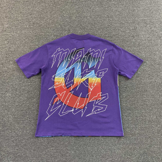 Godspeed Miami Surf Club Tee Purple