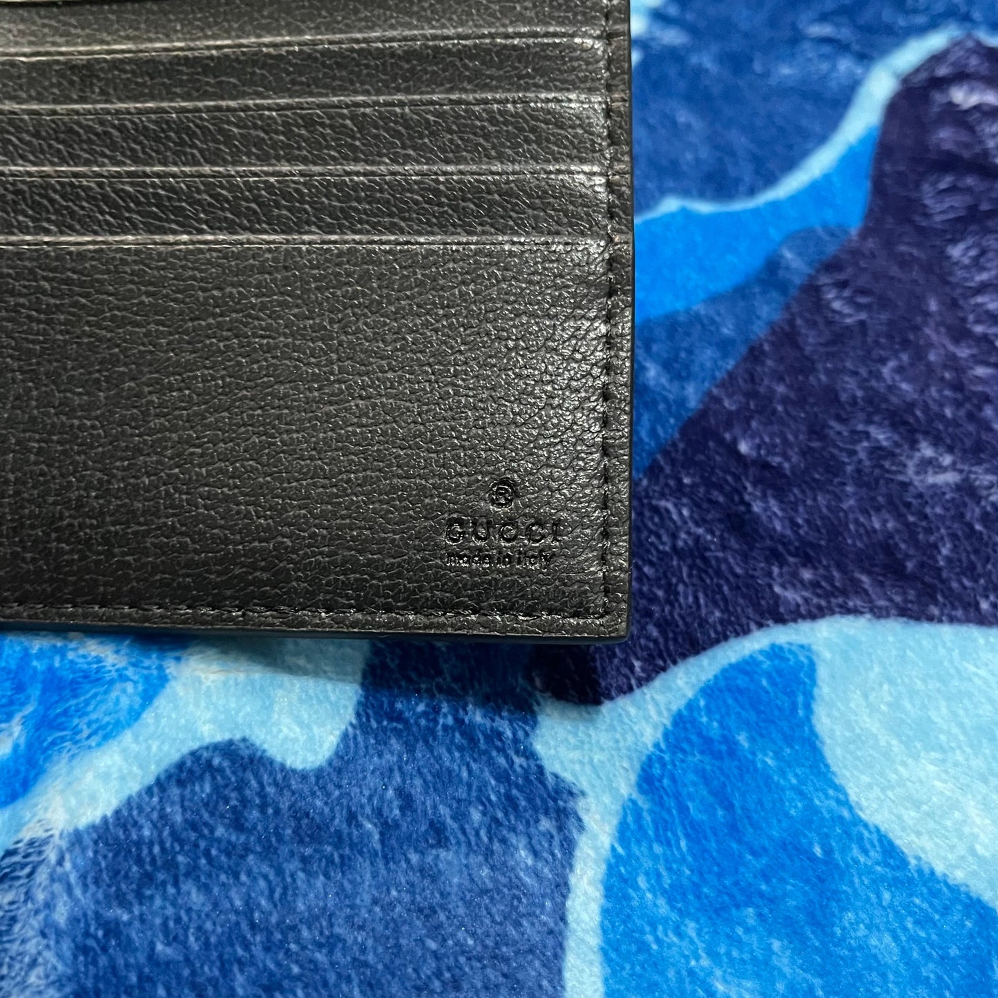 GUCCI BIFOLD WALLET ANIMALIER BEE BLACK-Drip Store Argentina