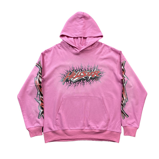 hellstar-brainwashed-without-brain-hoodie-pink-Drip Store Argentina