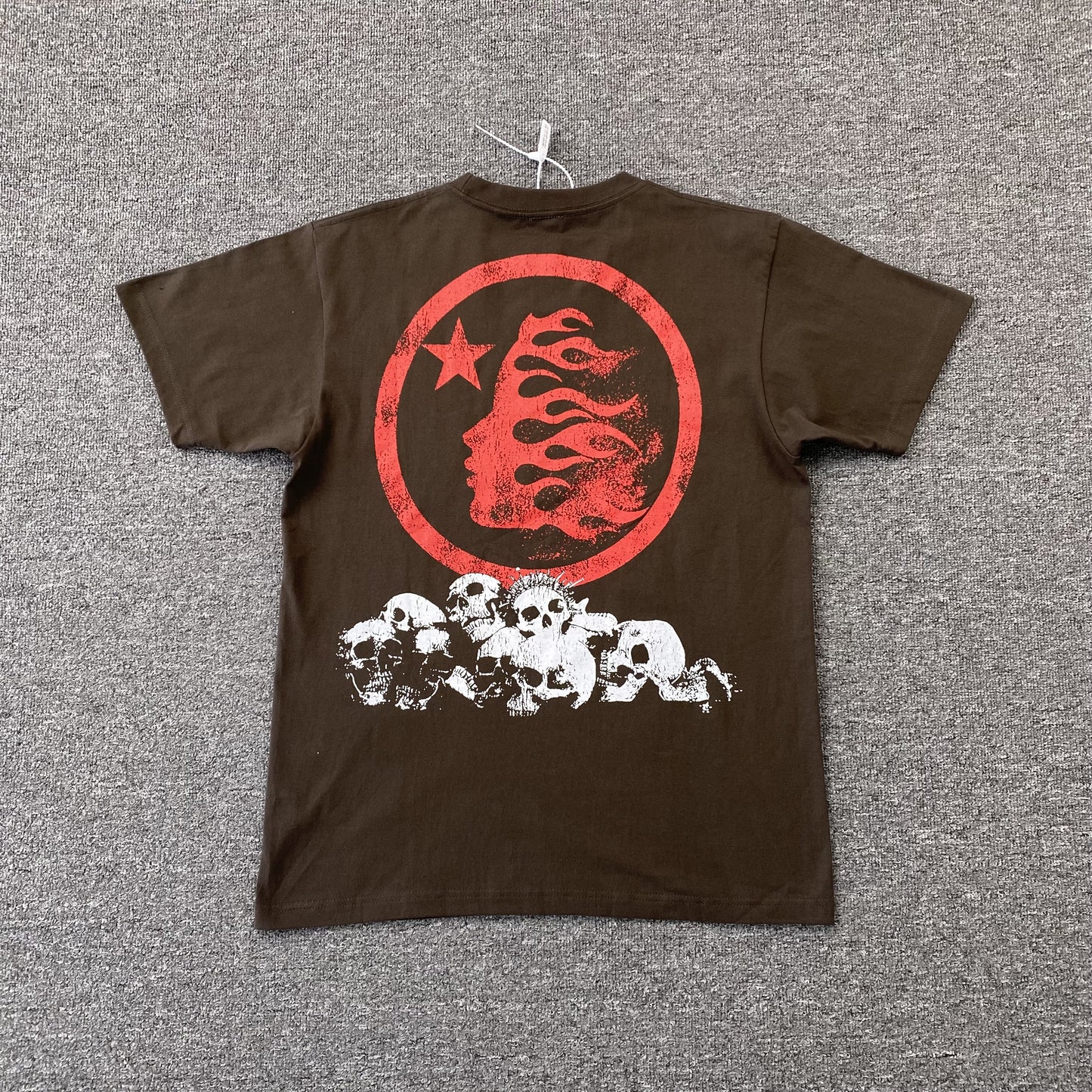 HELLSTAR CROWNED SKULL TEE BROWN-Drip Store Argentina