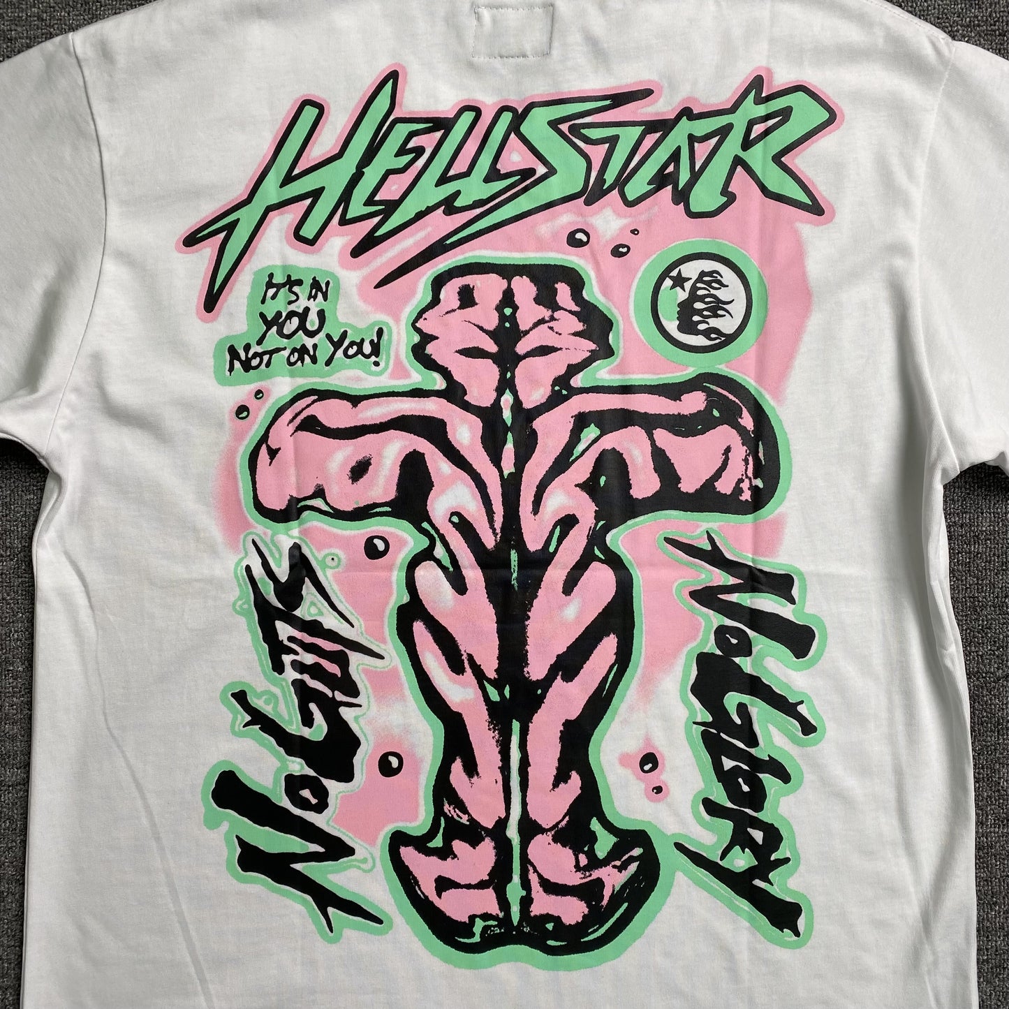 HELLSTAR NO GUTS NO GLORY TEE WHITE-Drip Store Argentina