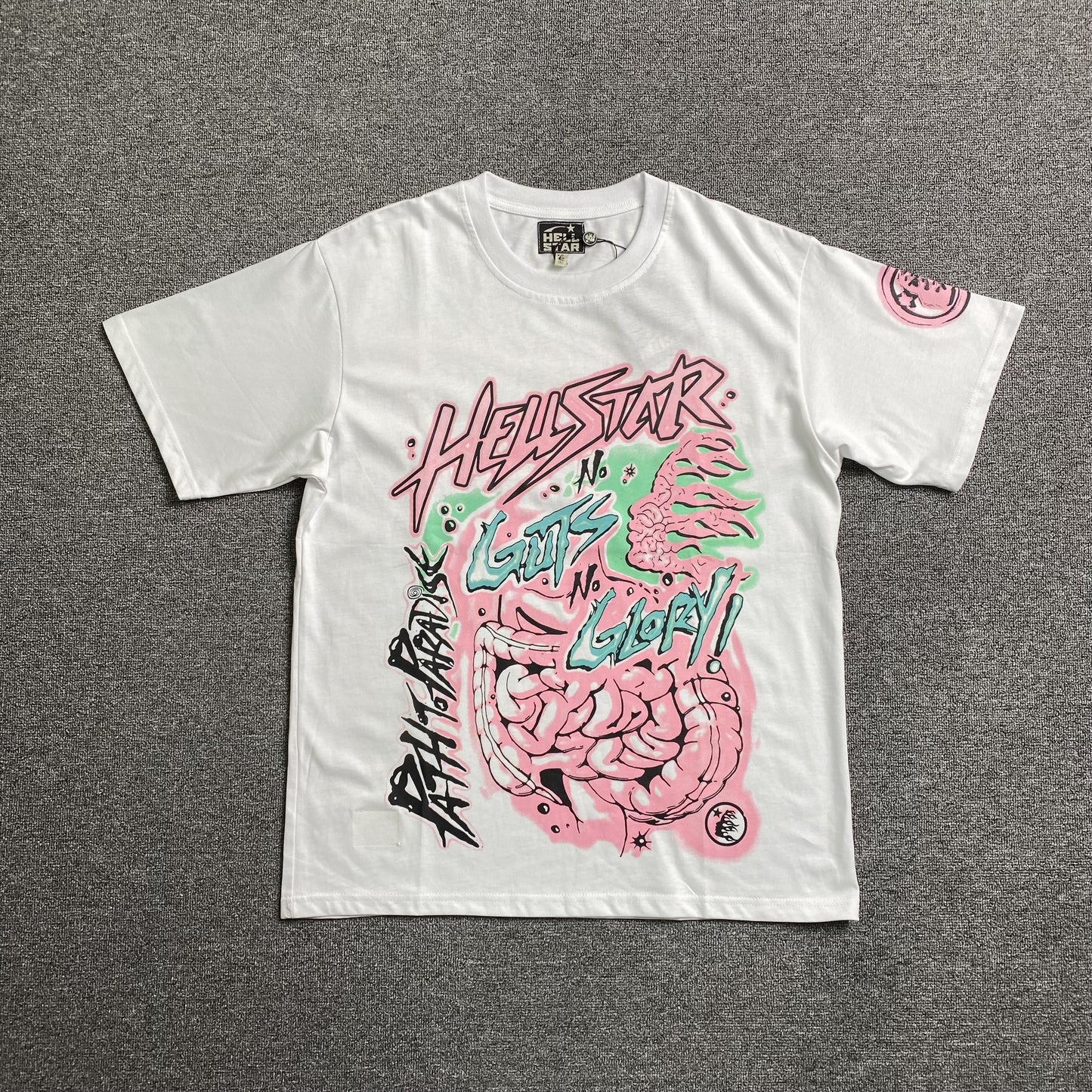 HELLSTAR NO GUTS NO GLORY TEE WHITE-Drip Store Argentina