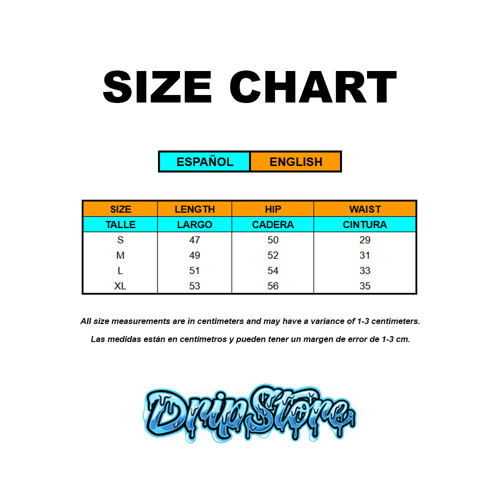 hellstar-shorts-size-chart