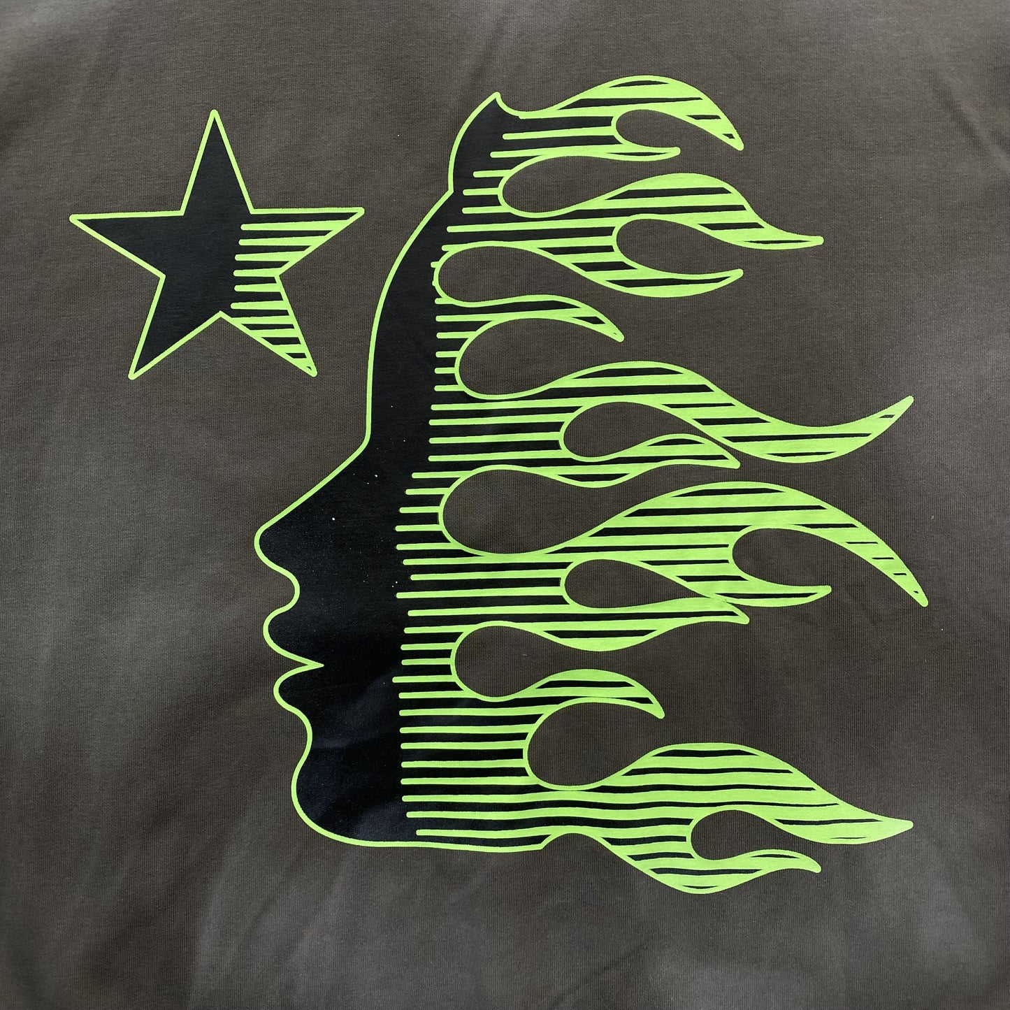HELLSTAR SPORT LOGO HOODIE GREY-Drip Store Argentina