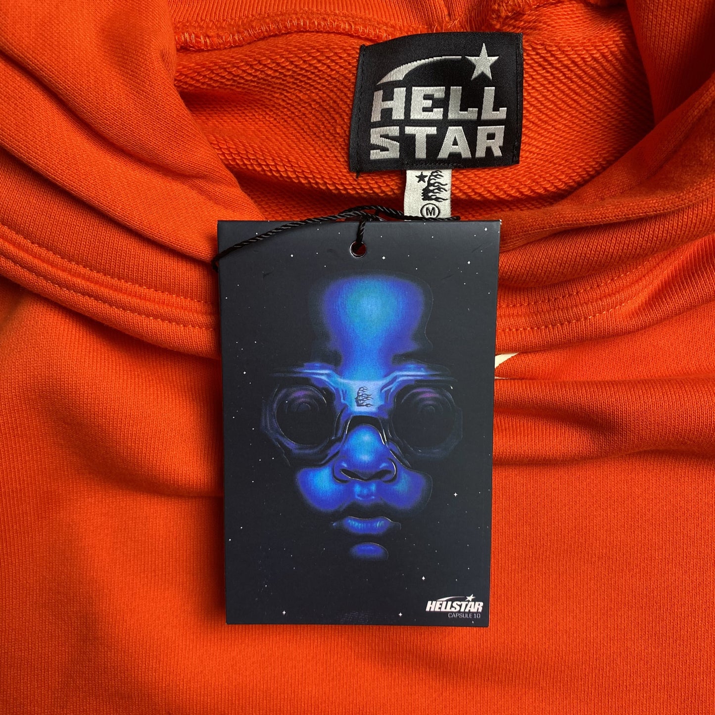 HELLSTAR SPORTS HOODIE JET ORANGE-Drip Store Argentina