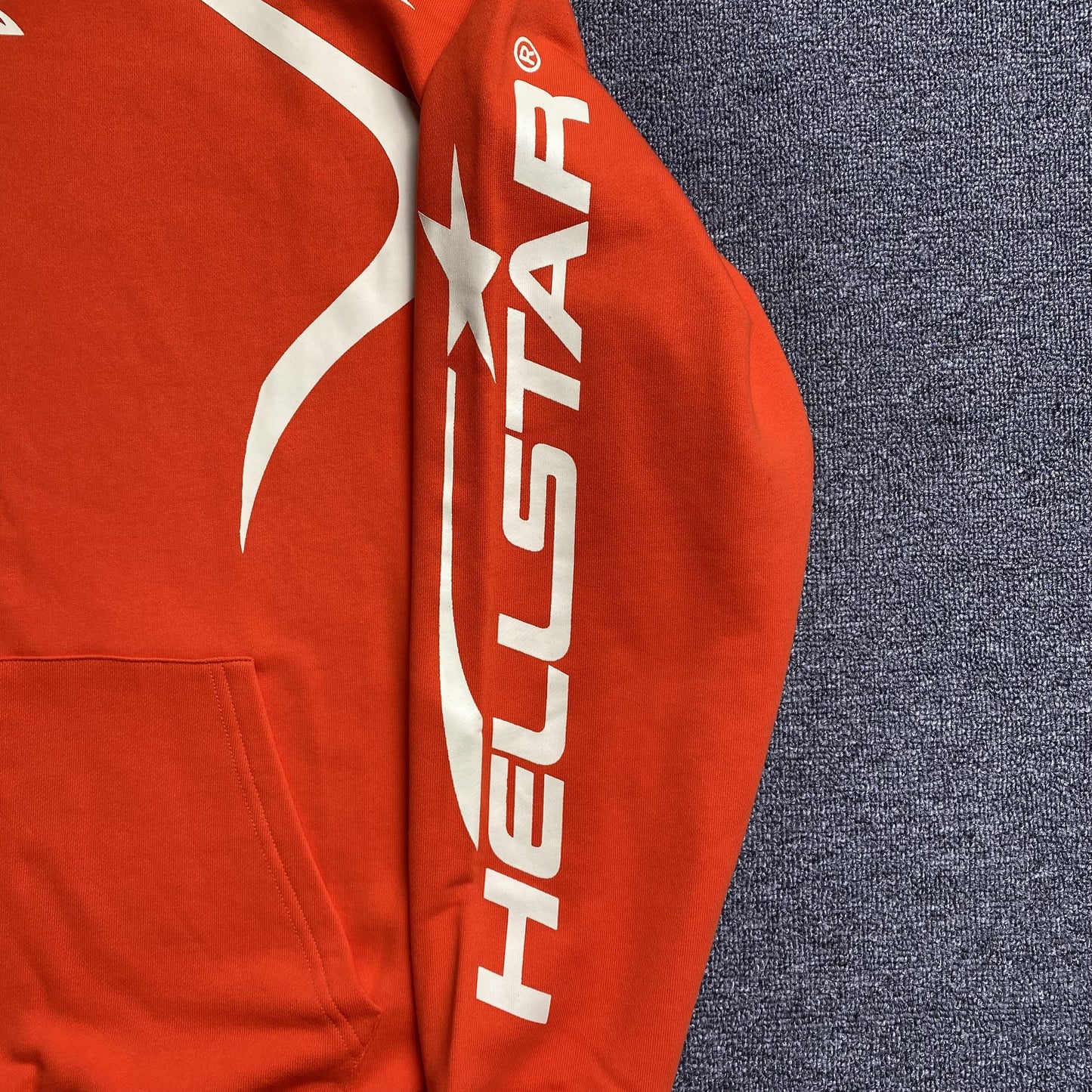 HELLSTAR SPORTS HOODIE JET ORANGE-Drip Store Argentina