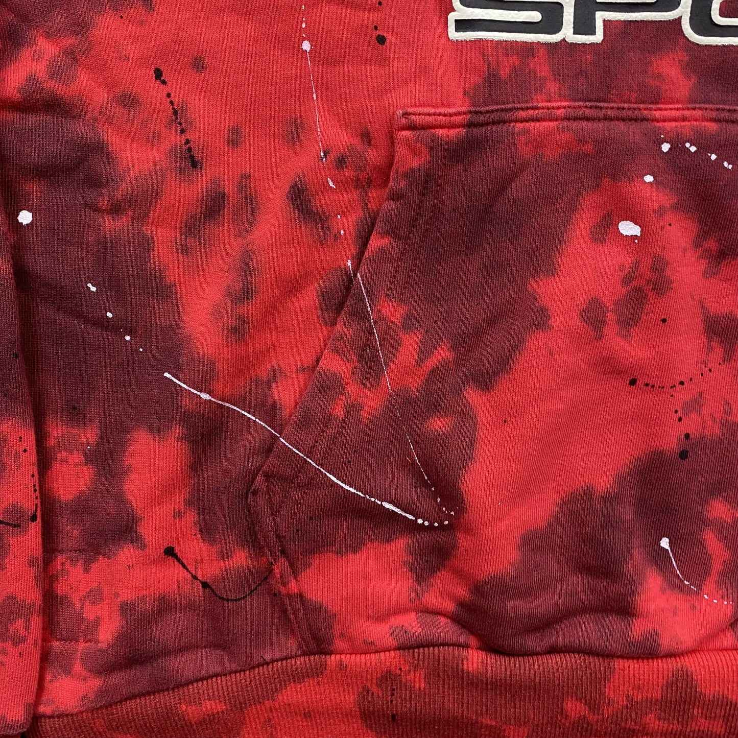 HELLSTAR SPORTS TYE-DYE SKULL HOODIE RED-Drip Store Argentina