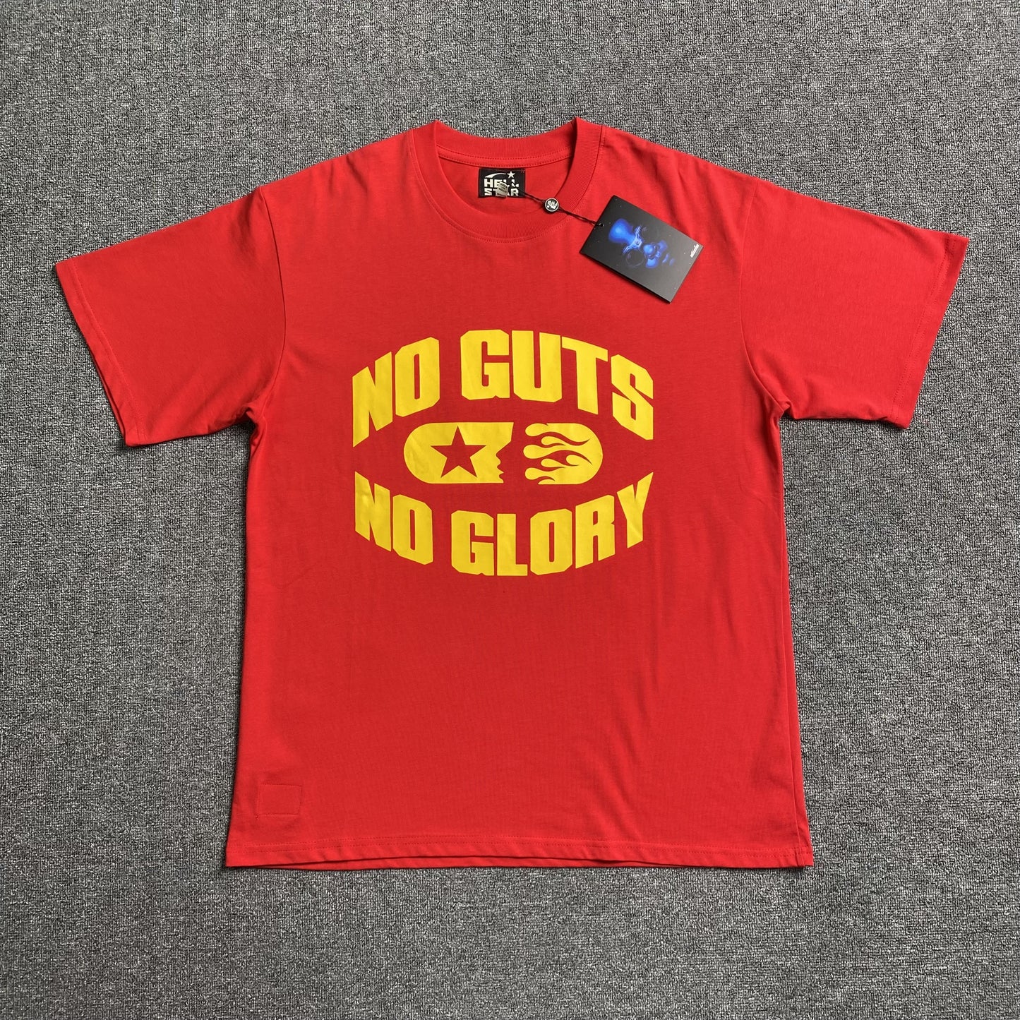 HELLSTAR STUDIOS NO GUYS NO GLORY TEE RED-Drip Store Argentina