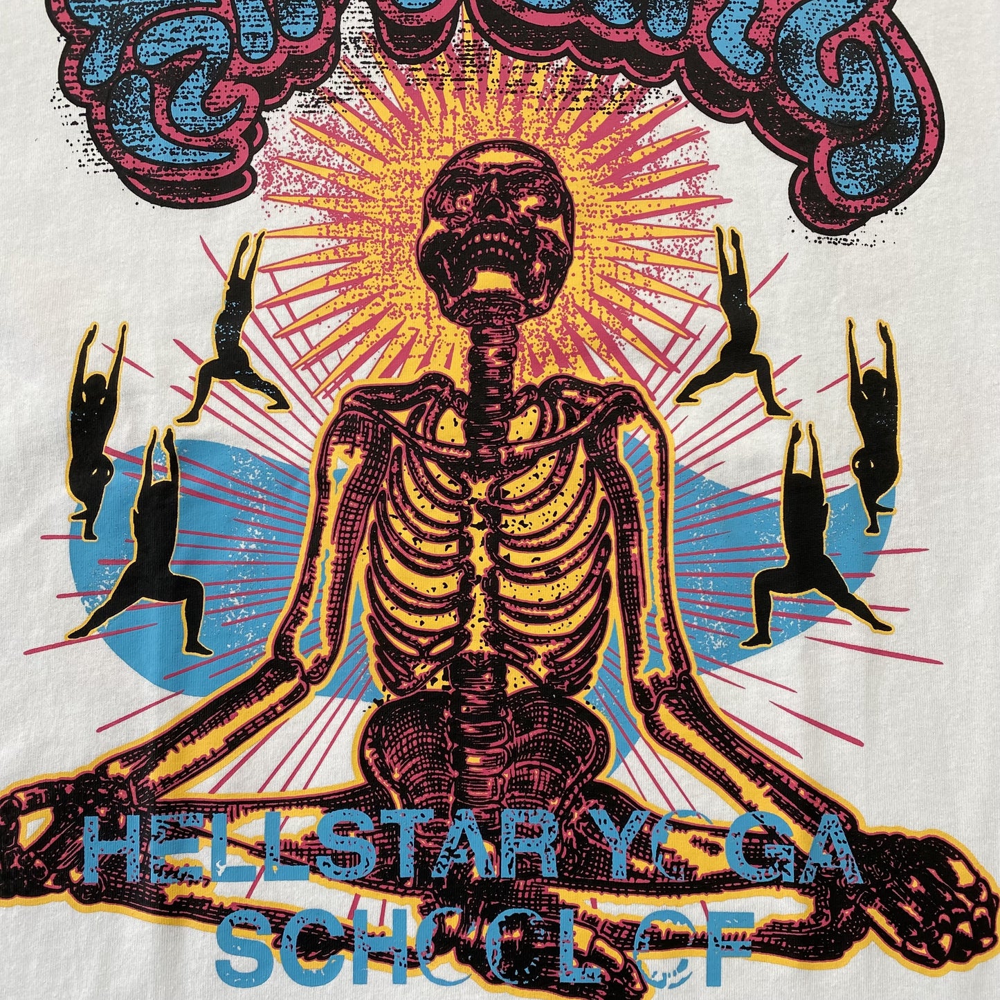 HELLSTAR STUDIOS SKELETON TEE WHITE-Drip Store Argentina