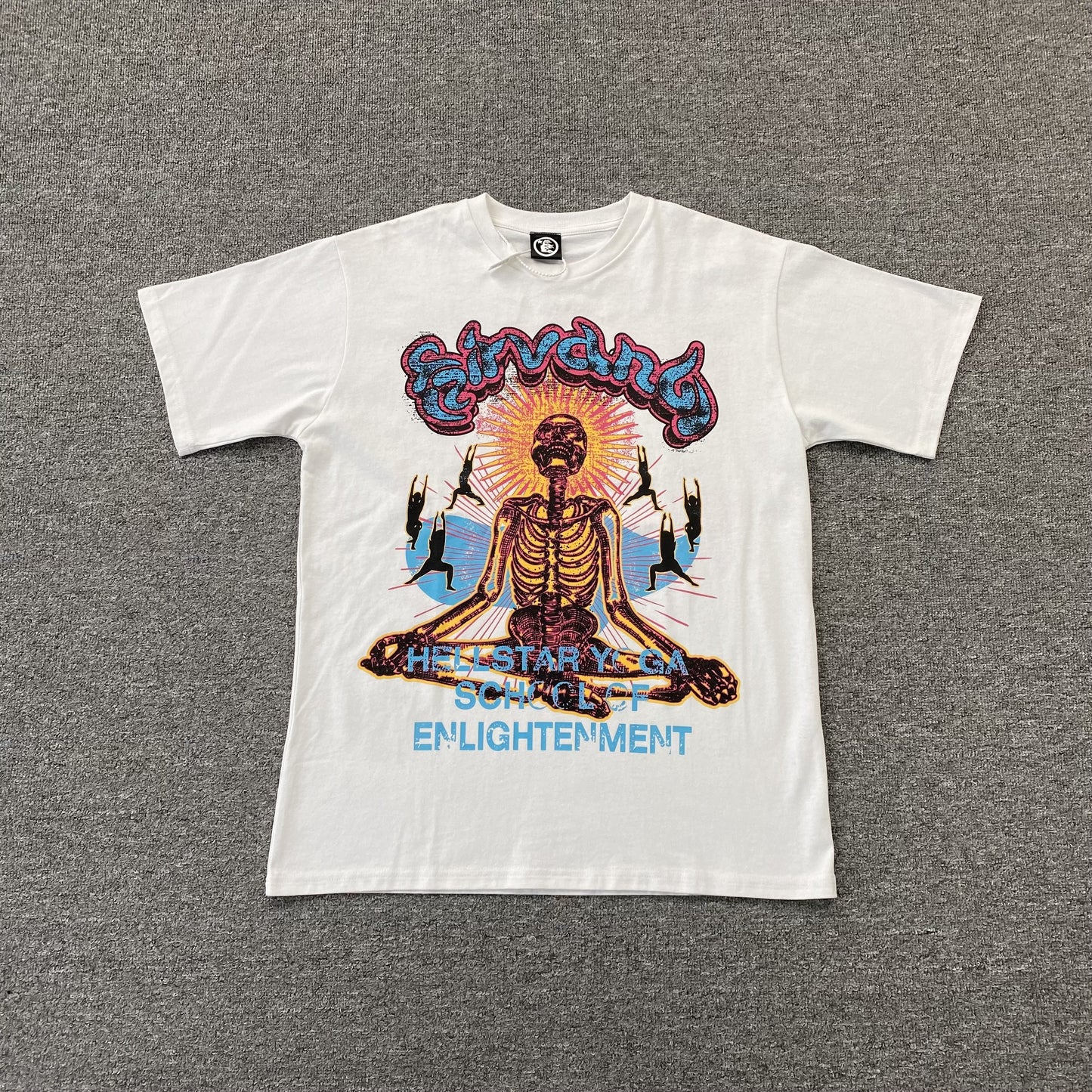 HELLSTAR STUDIOS SKELETON TEE WHITE-Drip Store Argentina