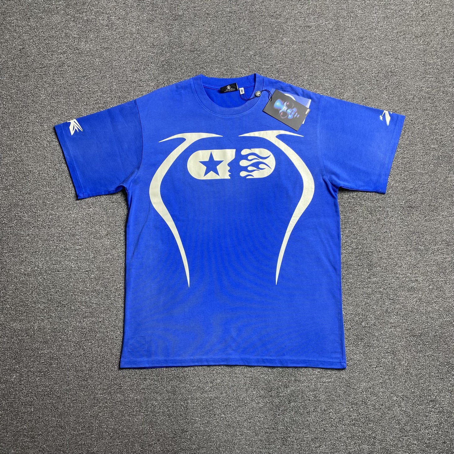 HELLSTAR WARM UP TEE BLUE-Drip Store Argentina