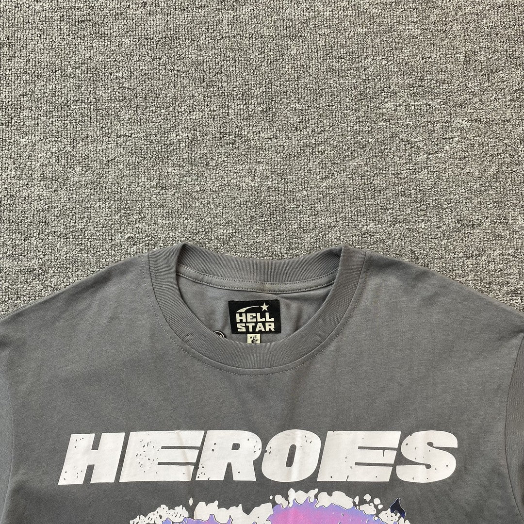 HELLSTAR X METRO BOOMIN HEARTS ON FIRE TEE BLACK-Drip Store Argentina