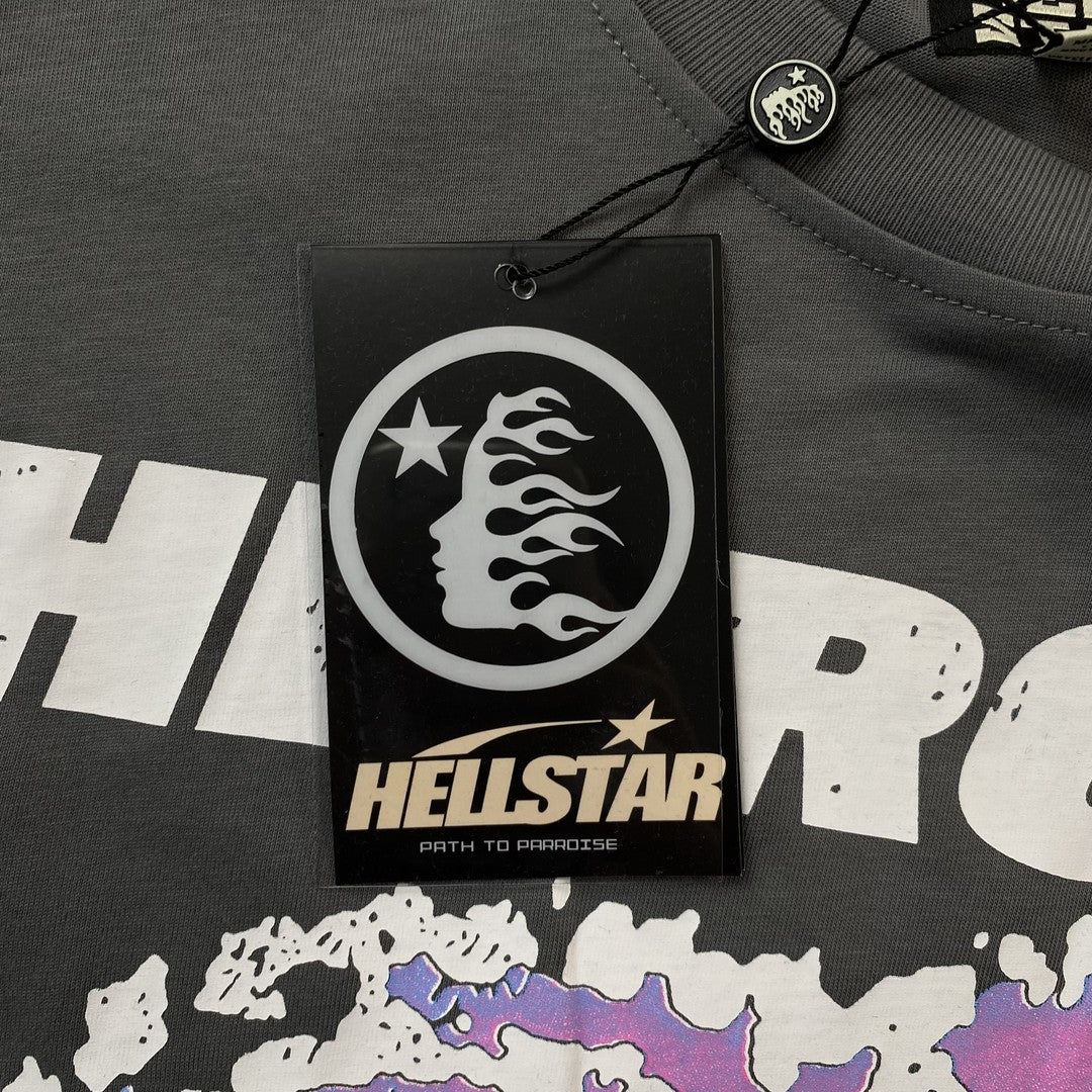 HELLSTAR X METRO BOOMIN HEARTS ON FIRE TEE BLACK-Drip Store Argentina