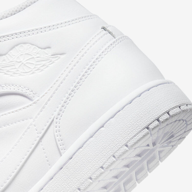 JORDAN 1 MID TRIPLE WHITE-Drip Store Argentina