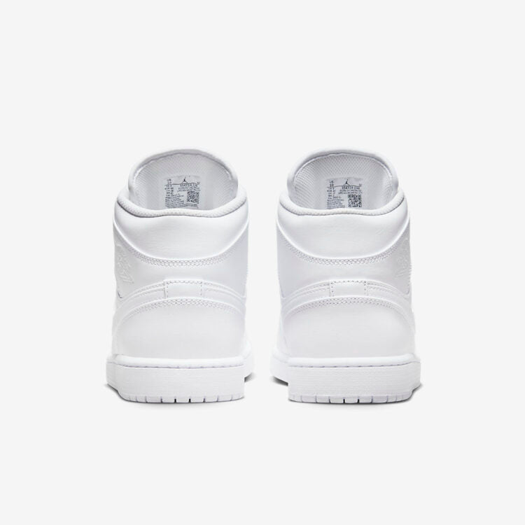 JORDAN 1 MID TRIPLE WHITE-Drip Store Argentina
