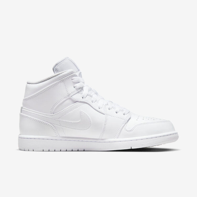 JORDAN 1 MID TRIPLE WHITE-Drip Store Argentina