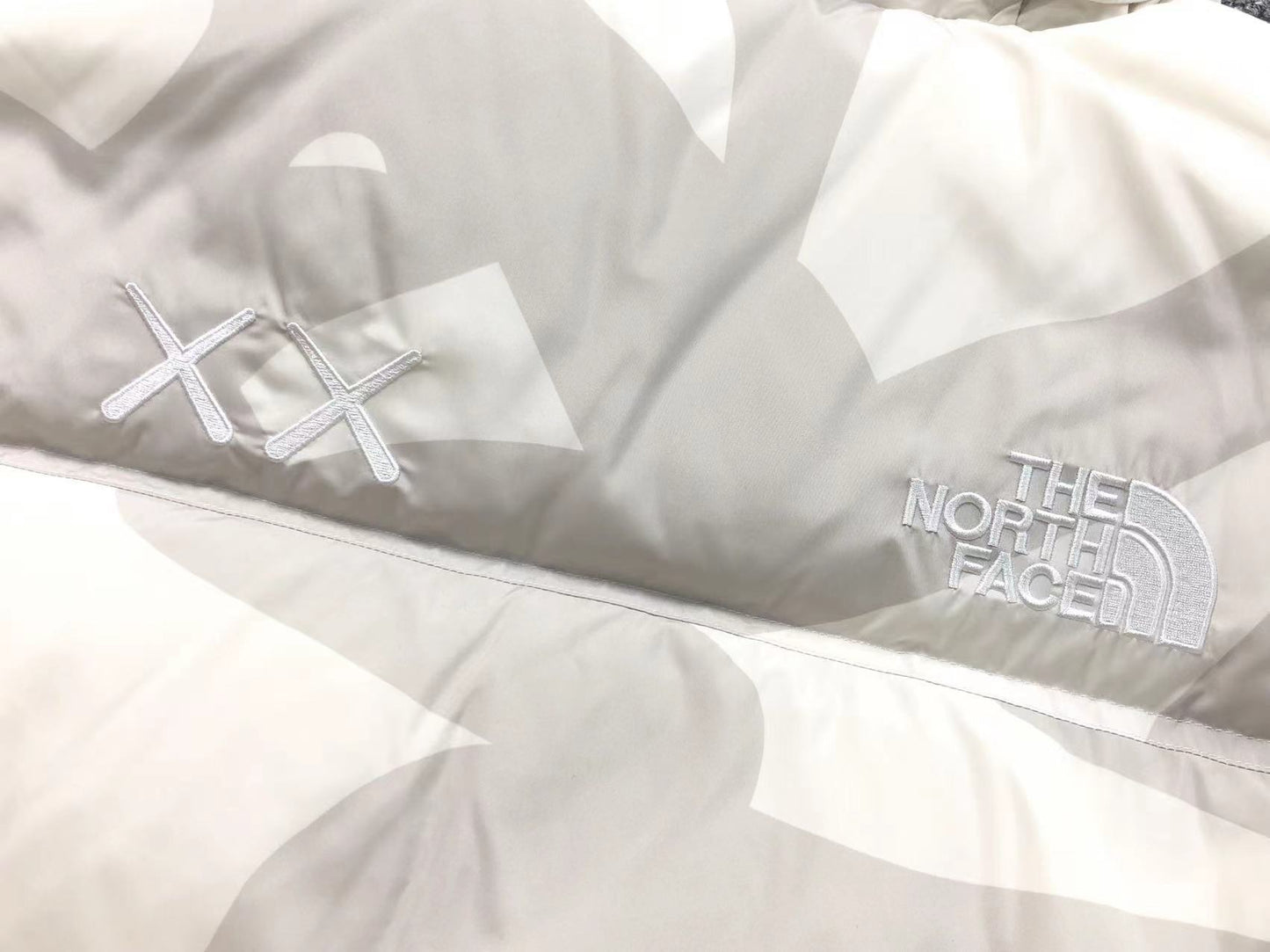 KAWS X THE NORTH FACE RETRO 1996 NUPTSE JACKET MOONLIGHT IVORY-Drip Store Argentina