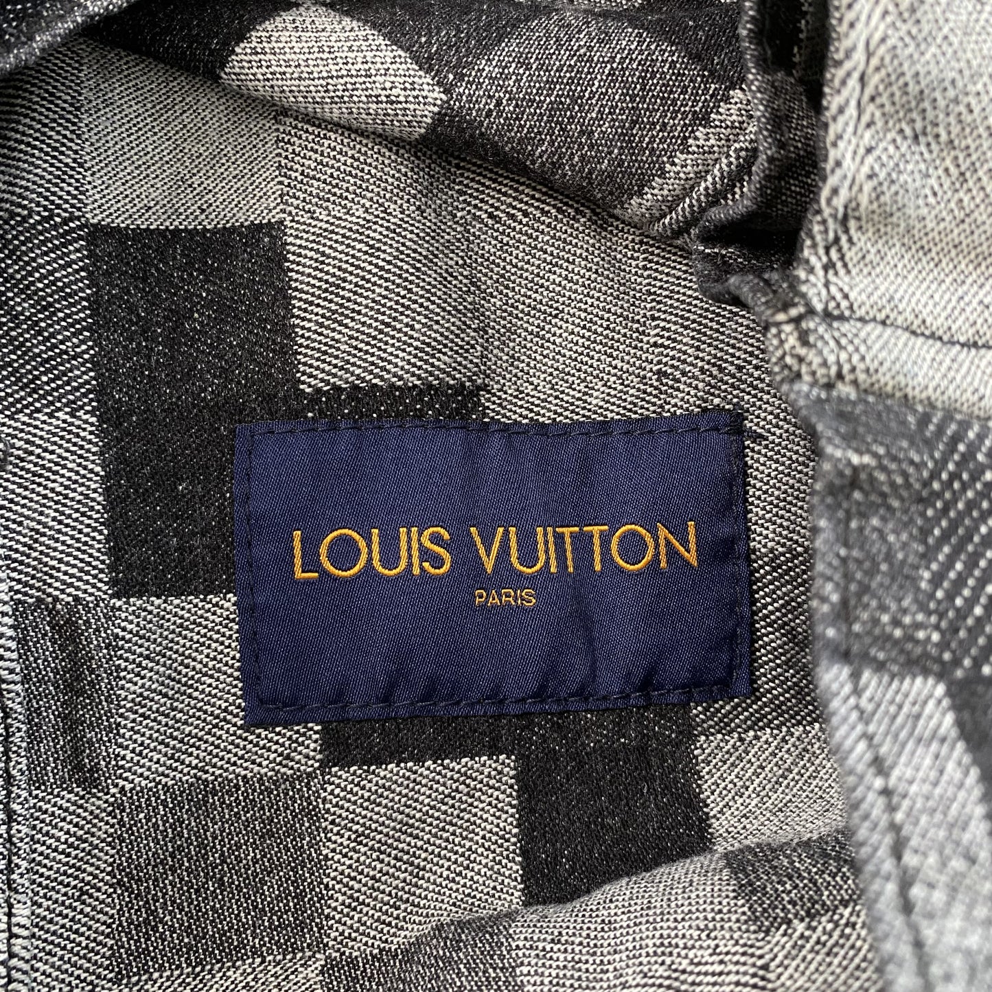 Louis Vuitton Damier Damoflage Classic Denim Jacket Black
