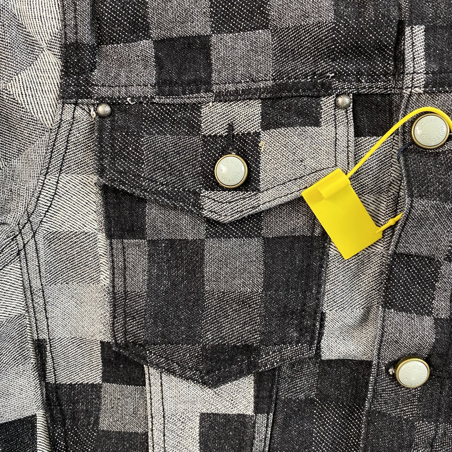 Louis Vuitton Damier Damoflage Classic Denim Jacket Black