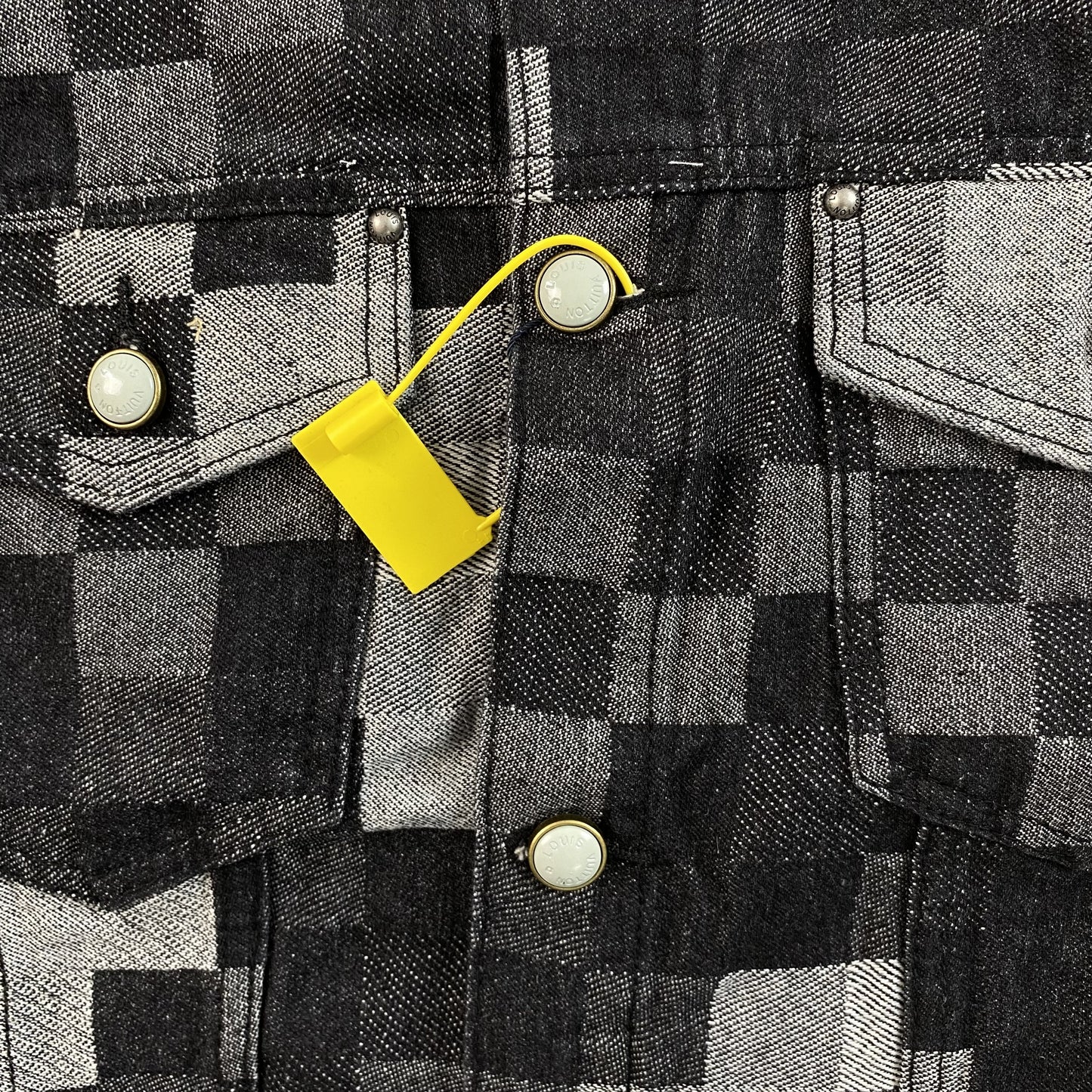 Louis Vuitton Damier Damoflage Classic Denim Jacket Black