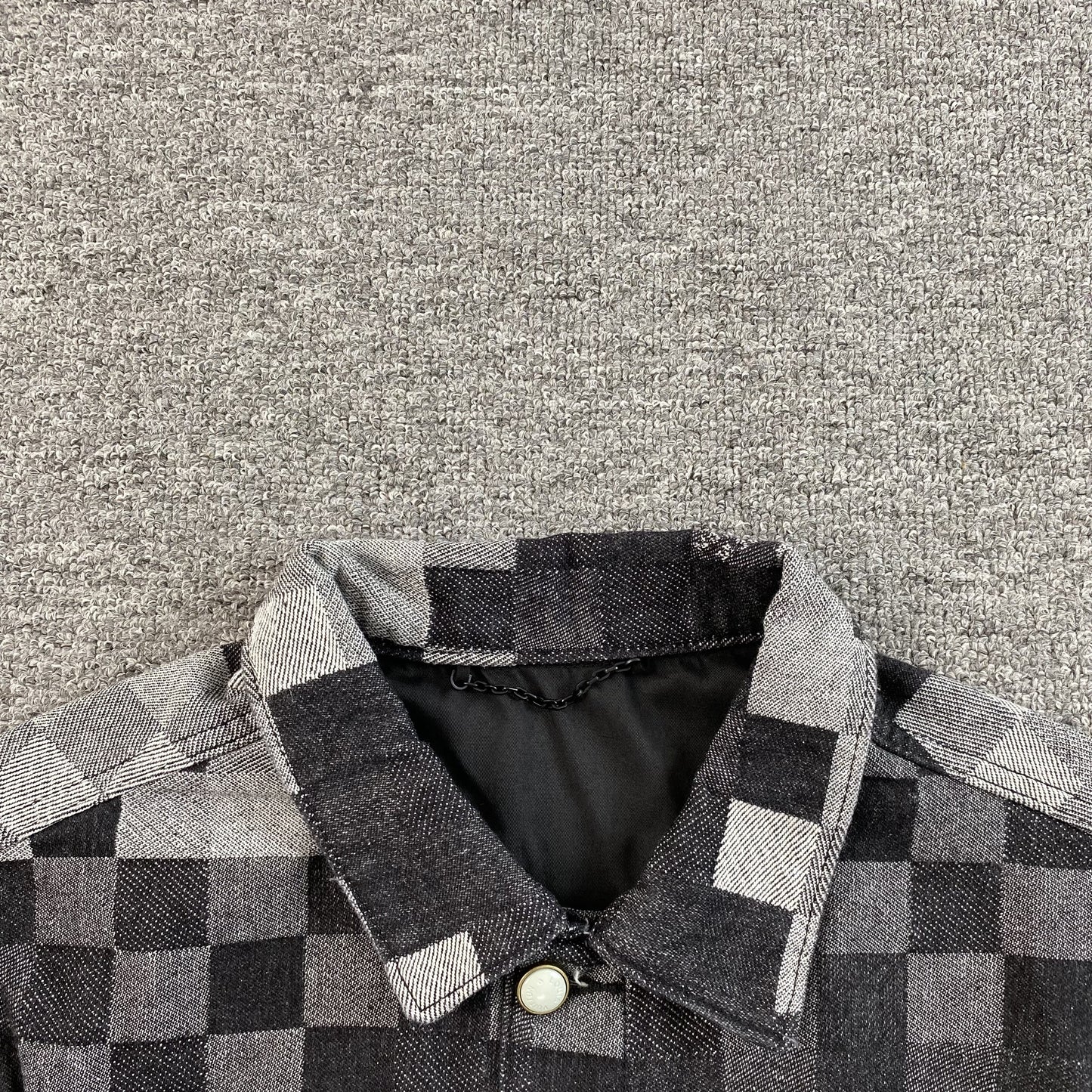 Louis Vuitton Damier Damoflage Classic Denim Jacket Black