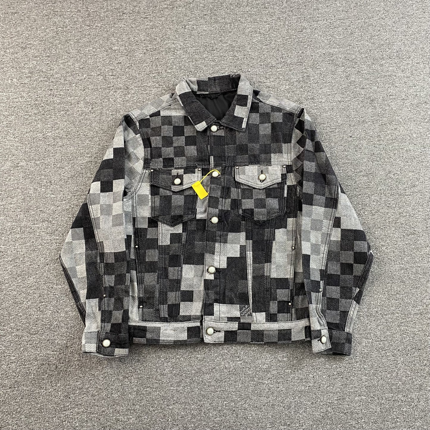 Louis Vuitton Damier Damoflage Classic Denim Jacket Black