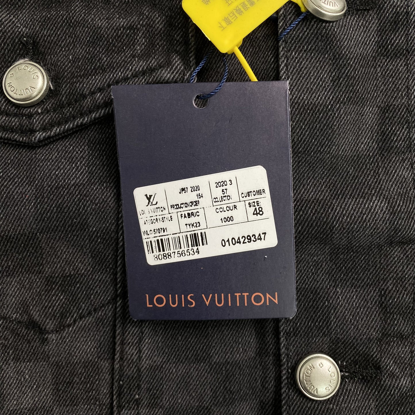 Louis Vuitton Damier Denim Jacket Black