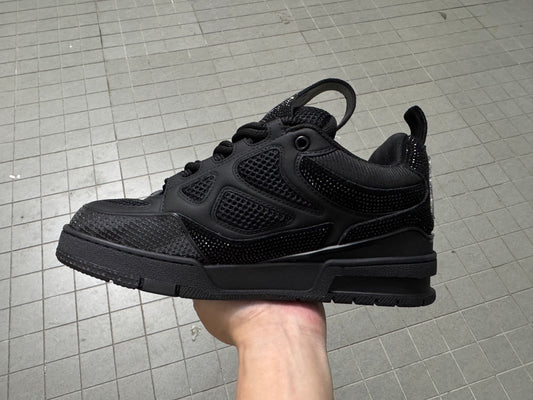 Louis Vuitton Skate Sneaker Black Crystal