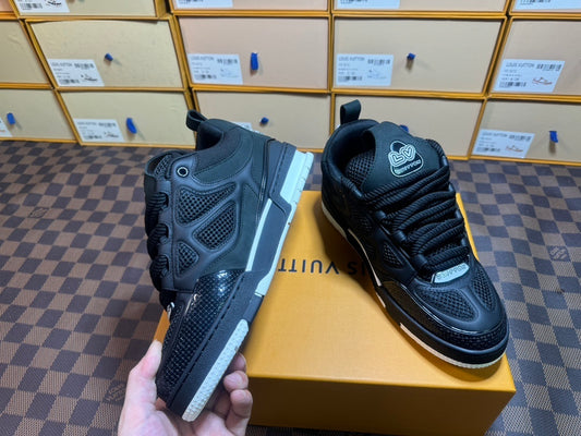 Louis Vuitton Skate Sneaker Black White