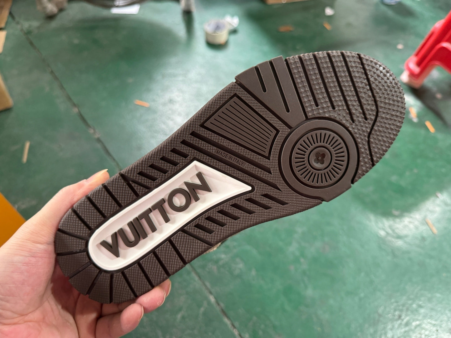 Louis Vuitton Skate Sneaker Brown Snakeskin