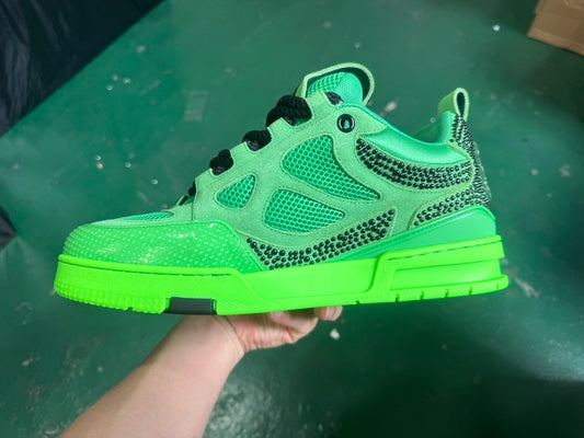 Louis Vuitton Skate Sneaker Green Crystal