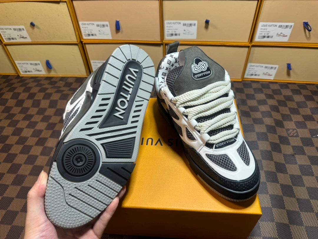 Louis Vuitton Skate Sneaker Grey White
