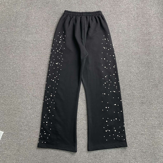 Mixed Emotion Pearl Sweatpants Black