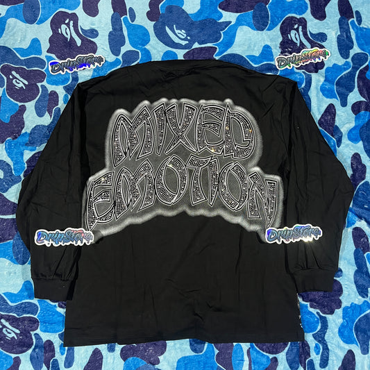 Mixed Emotion Sunrise Long Sleeve Tee Black