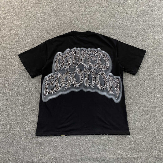Mixed Emotion Sunrise Tee Black