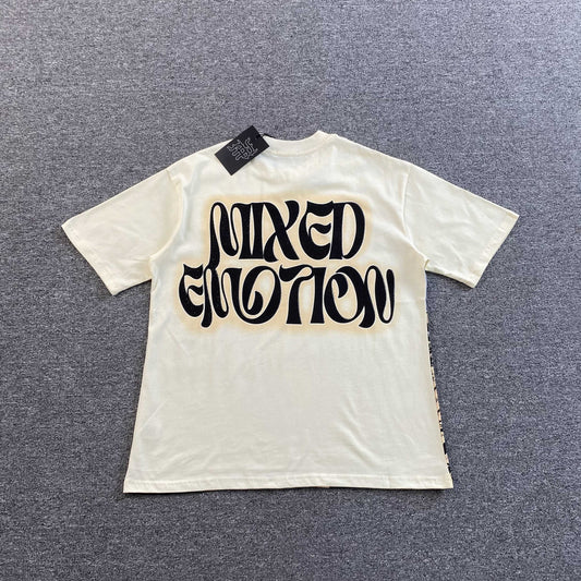 Mixed Emotion Twin Tee Cream