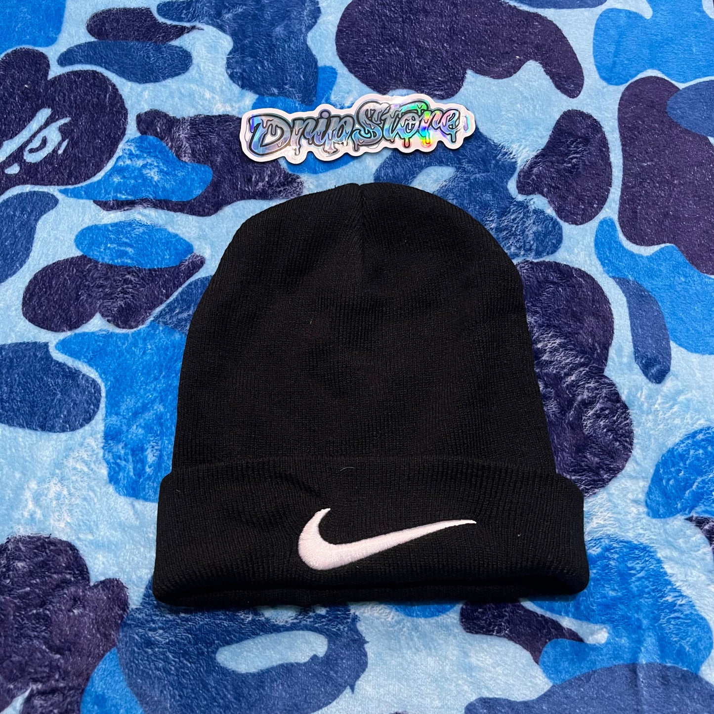 NIKE X STUSSY CUFF BEANIE (2020) BLACK-Drip Store Argentina