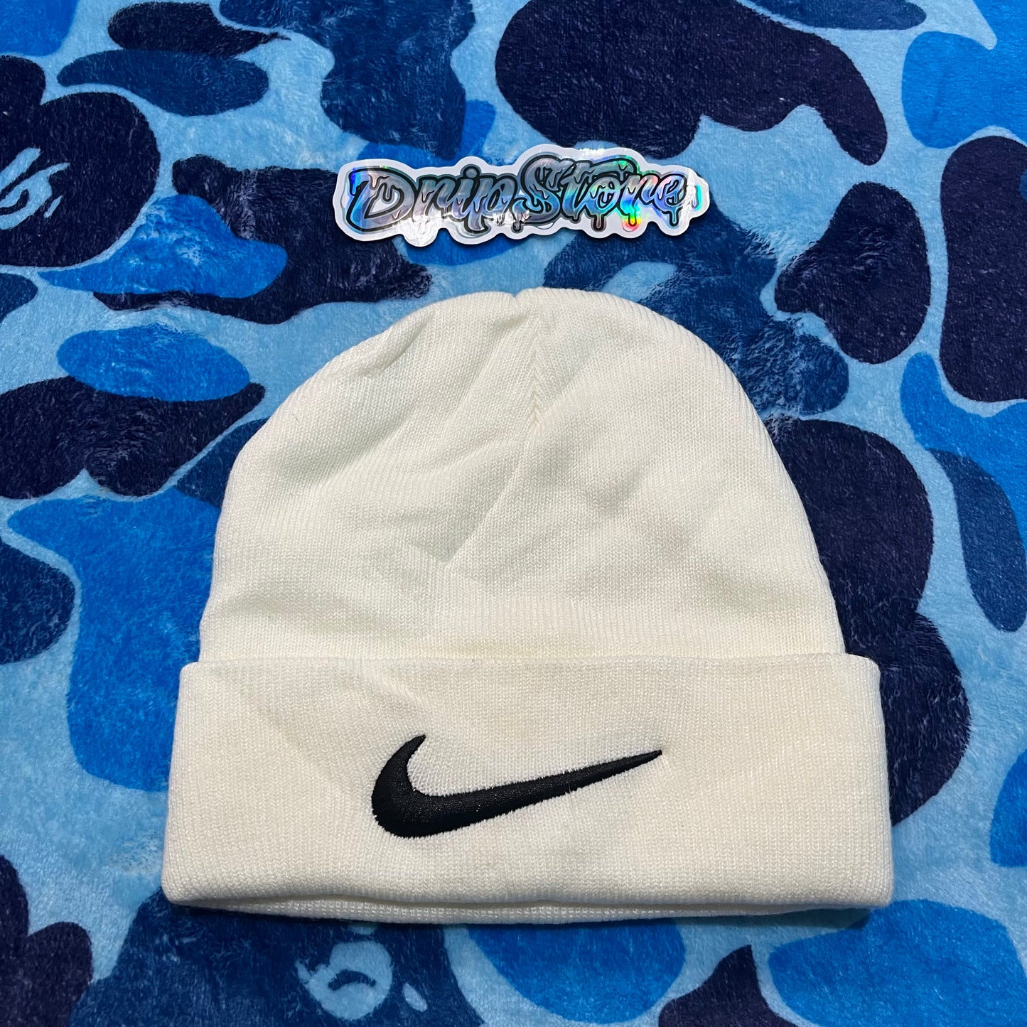 NIKE X STUSSY CUFF BEANIE (2020) CREAM-Drip Store Argentina