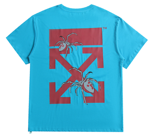 off-white-arachno-arrows-t-shirt-blue-burgundy-Drip Store Argentina